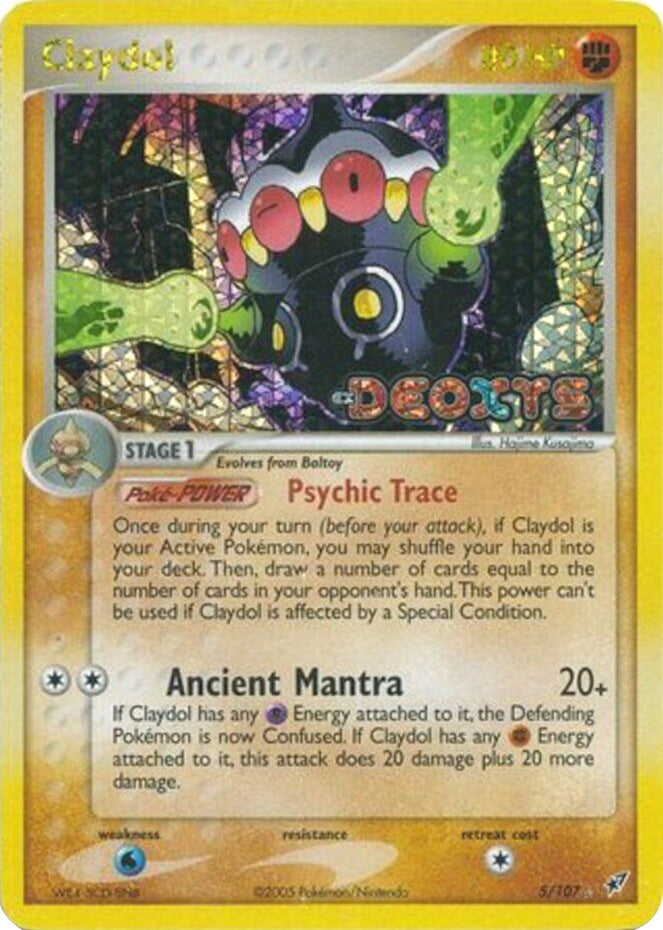 Claydol (5/107) (Stamped) [EX: Deoxys] | Exor Games Truro