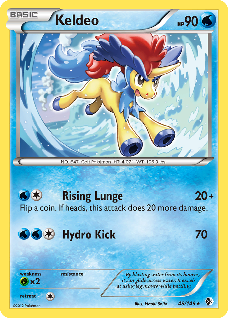 Keldeo (48/149) [Black & White: Boundaries Crossed] | Exor Games Truro
