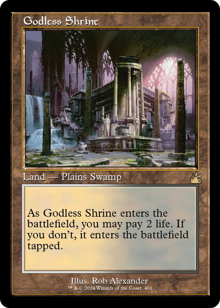 Godless Shrine (Retro) [Ravnica Remastered] | Exor Games Truro