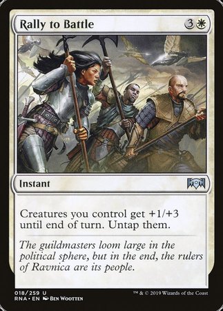 Rally to Battle [Ravnica Allegiance] | Exor Games Truro