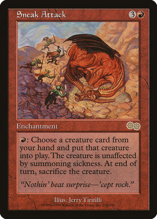 Sneak Attack [Urza's Saga] | Exor Games Truro