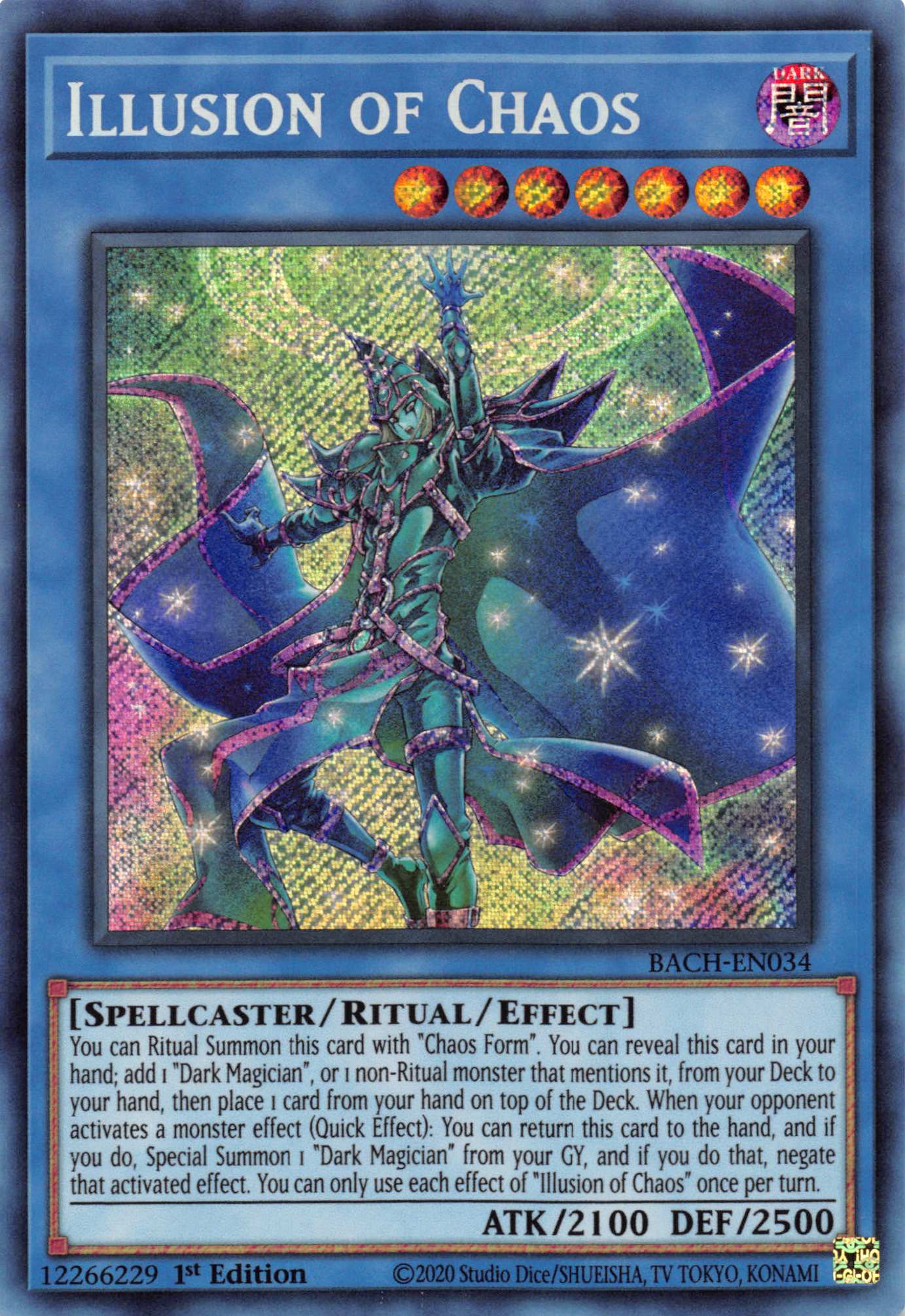 Illusion of Chaos [BACH-EN034] Secret Rare | Exor Games Truro