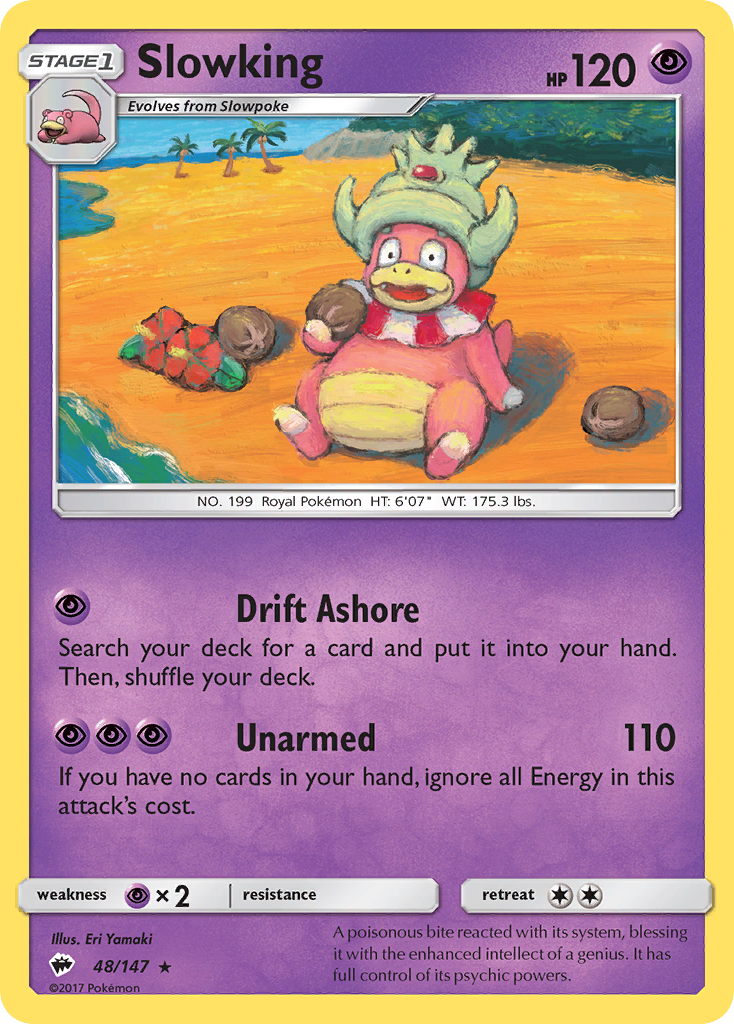 Slowking (48/147) [Sun & Moon: Burning Shadows] | Exor Games Truro