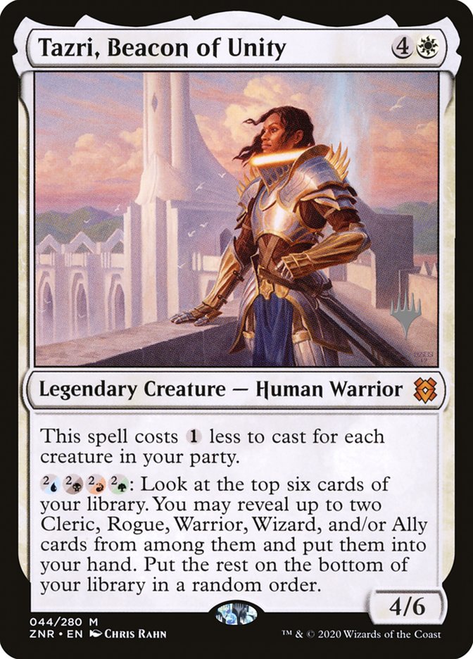 Tazri, Beacon of Unity (Promo Pack) [Zendikar Rising Promos] | Exor Games Truro