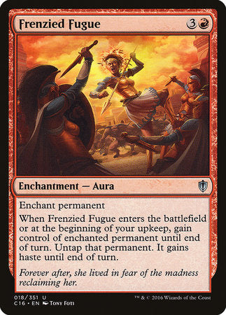 Frenzied Fugue [Commander 2016] | Exor Games Truro