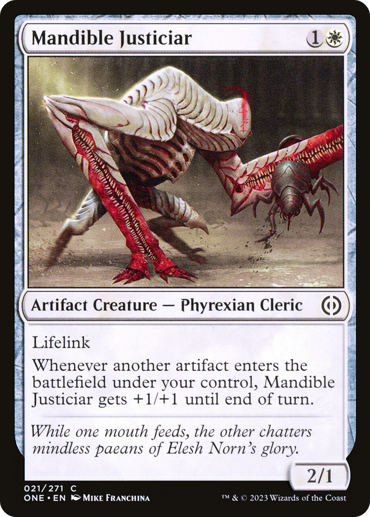 Mandible Justiciar [Phyrexia: All Will Be One] | Exor Games Truro