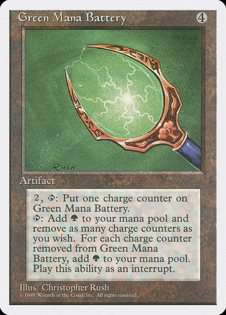 Green Mana Battery [Fourth Edition] | Exor Games Truro