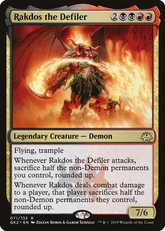 Rakdos the Defiler [Ravnica Allegiance Guild Kit] | Exor Games Truro