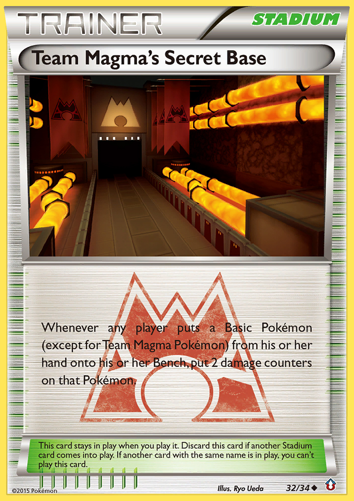 Team Magma's Secret Base (32/34) [XY: Double Crisis] | Exor Games Truro