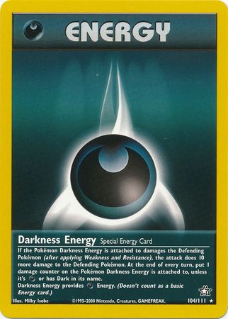 Darkness Energy (104/111) [Neo Genesis Unlimited] | Exor Games Truro