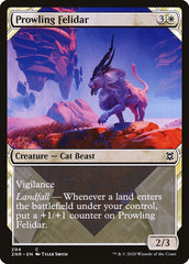 Prowling Felidar (Showcase) [Zendikar Rising] | Exor Games Truro