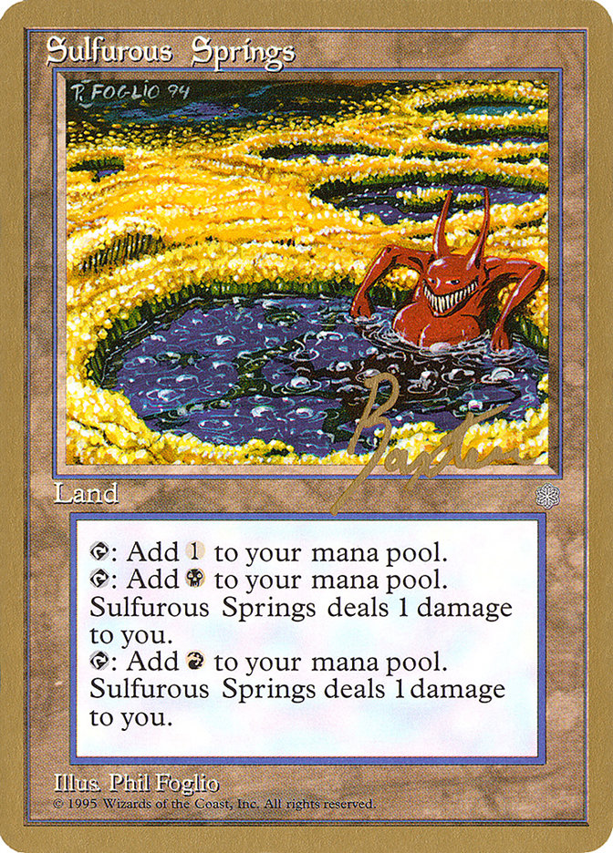 Sulfurous Springs (George Baxter) [Pro Tour Collector Set] | Exor Games Truro