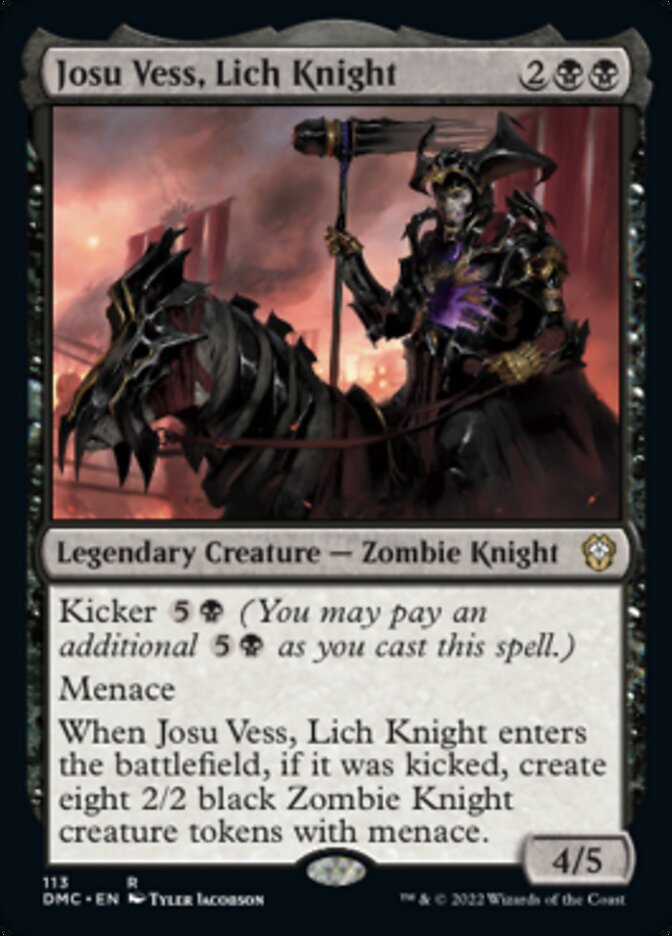 Josu Vess, Lich Knight [Dominaria United Commander] | Exor Games Truro