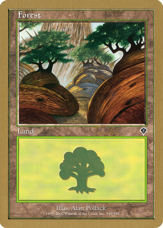 Forest (jt349a) (Jan Tomcani) [World Championship Decks 2001] | Exor Games Truro