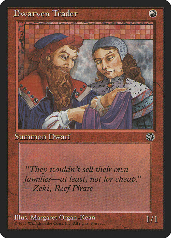 Dwarven Trader (Zeki Flavor Text) [Homelands] | Exor Games Truro