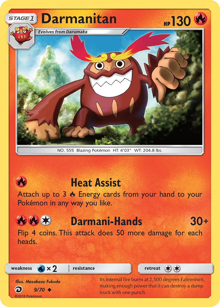 Darmanitan (9/70) [Sun & Moon: Dragon Majesty] | Exor Games Truro