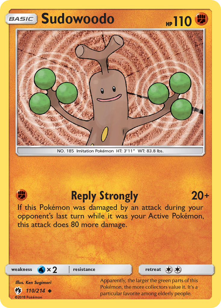 Sudowoodo (110/214) [Sun & Moon: Lost Thunder] | Exor Games Truro