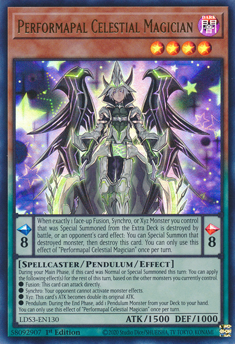 Performapal Celestial Magician [LDS3-EN130] Ultra Rare | Exor Games Truro