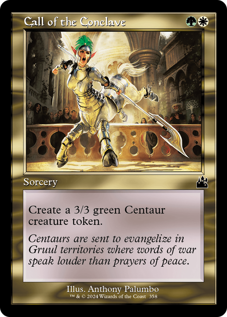 Call of the Conclave (Retro Frame) [Ravnica Remastered] | Exor Games Truro