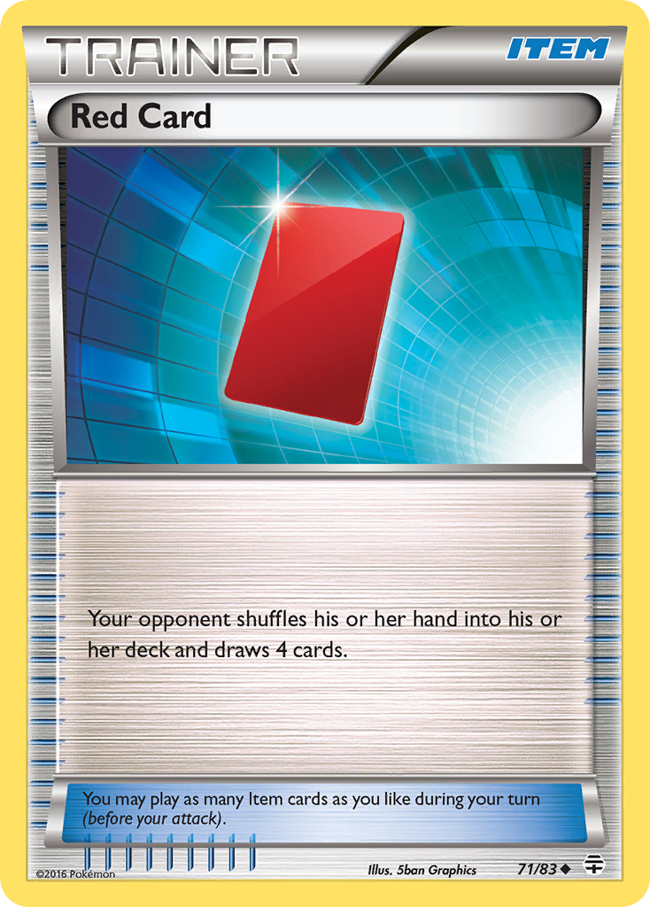 Red Card (71/83) [XY: Generations] | Exor Games Truro