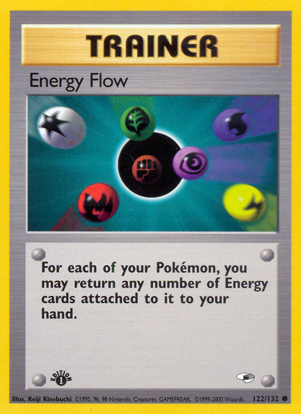 Energy Flow (122/132) [Gym Heroes 1st Edition] | Exor Games Truro