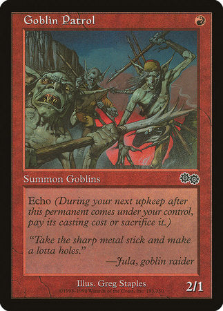Goblin Patrol [Urza's Saga] | Exor Games Truro