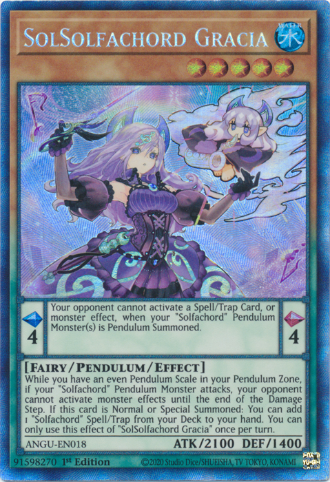 SolSolfachord Gracia (Collector's Rare) [ANGU-EN018] Collector's Rare | Exor Games Truro