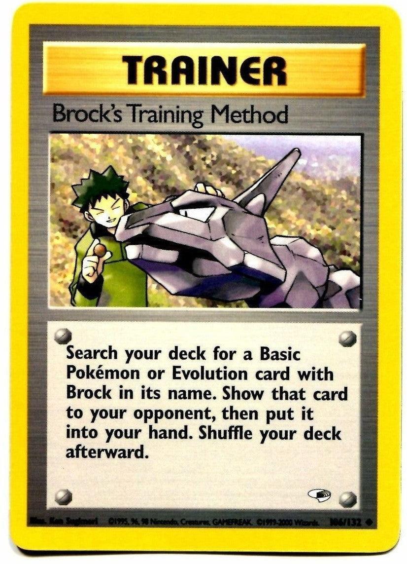 Brock's Training Method (106/132) [Gym Heroes Unlimited] | Exor Games Truro