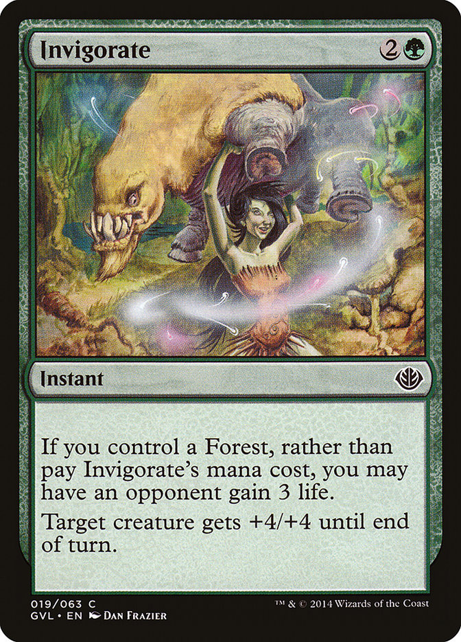 Invigorate (Garruk vs. Liliana) [Duel Decks Anthology] | Exor Games Truro