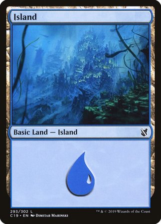 Island (293) [Commander 2019] | Exor Games Truro