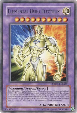 Elemental Hero Electrum (Redemption Replacement) [MDP2-EN001K] Rare | Exor Games Truro