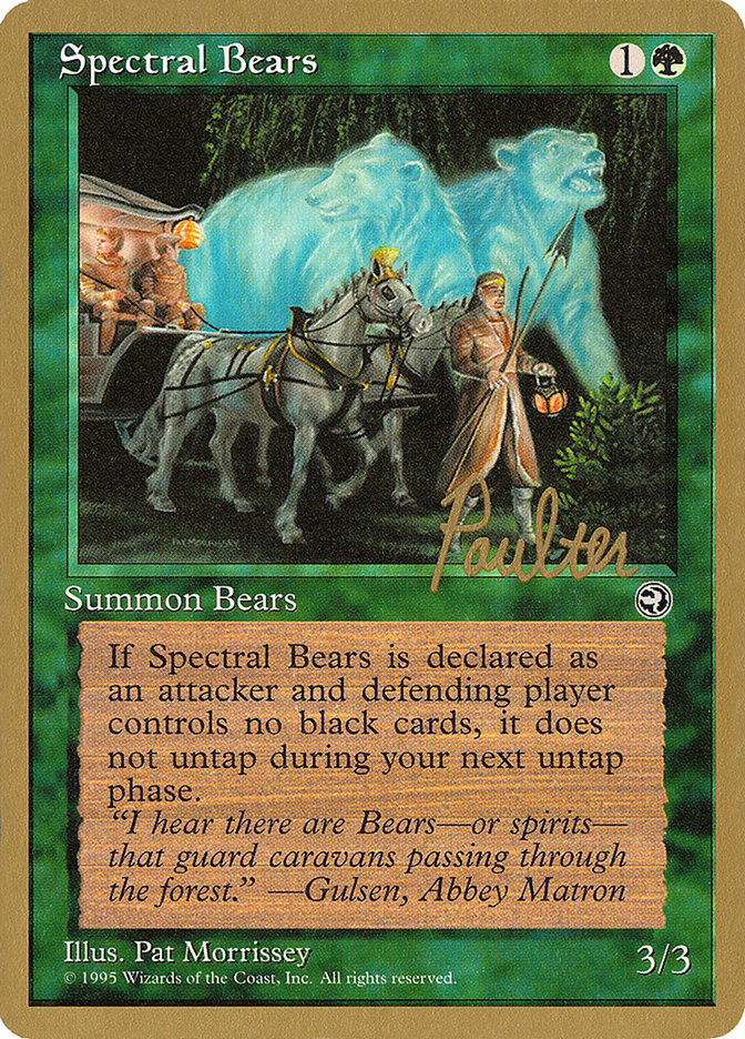 Spectral Bears (Preston Poulter) [Pro Tour Collector Set] | Exor Games Truro