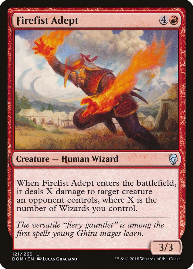 Firefist Adept [Dominaria] | Exor Games Truro