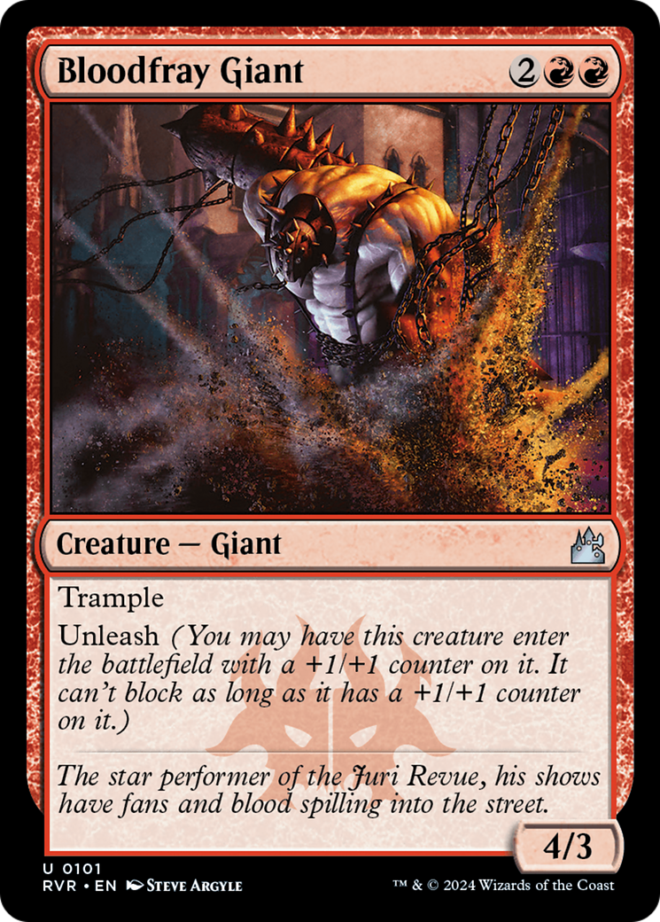 Bloodfray Giant [Ravnica Remastered] | Exor Games Truro