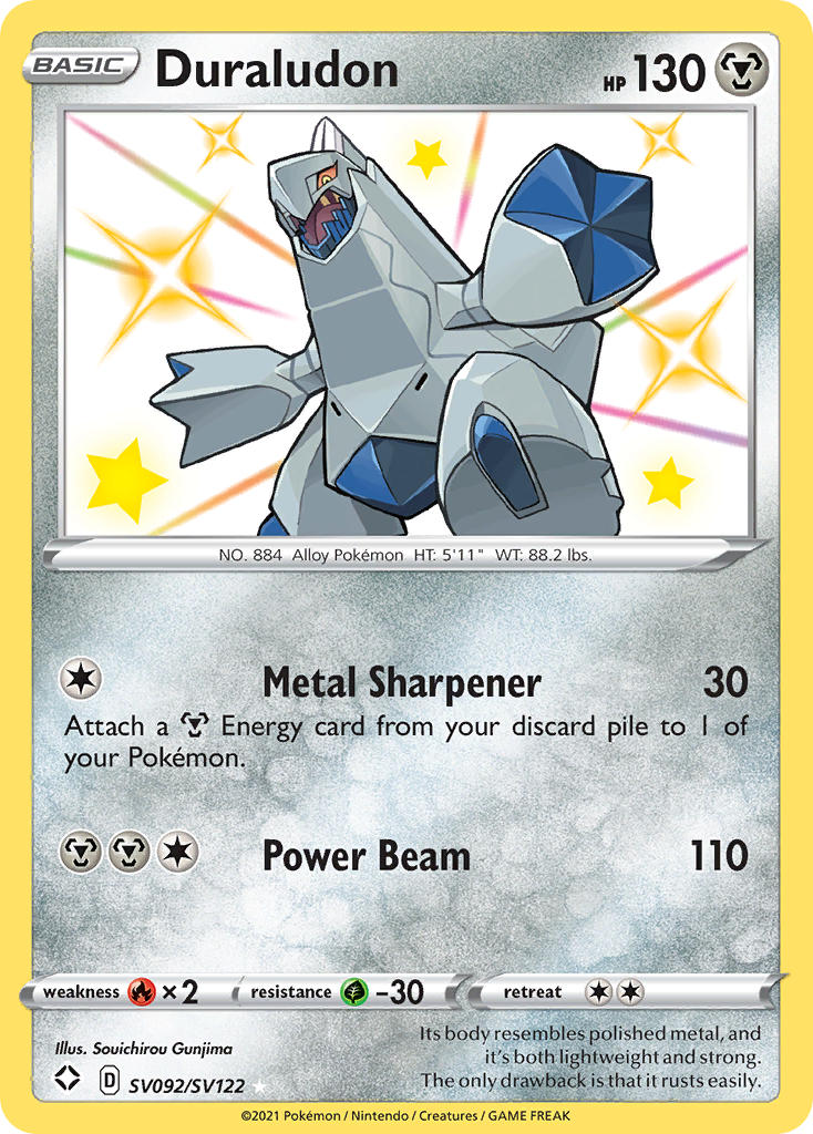 Duraludon (SV092/SV122) [Sword & Shield: Shining Fates] | Exor Games Truro
