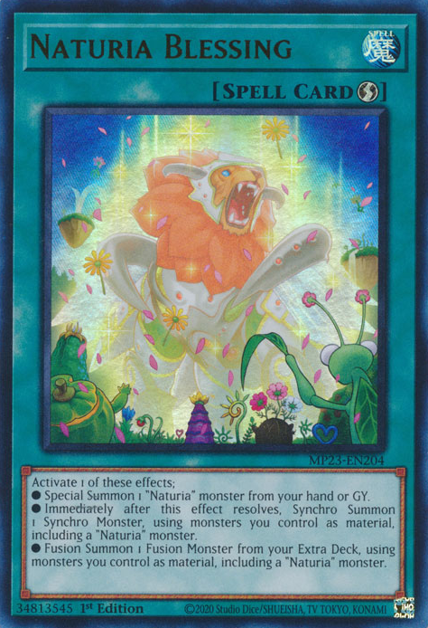 Naturia Blessing [MP23-EN204] Ultra Rare | Exor Games Truro