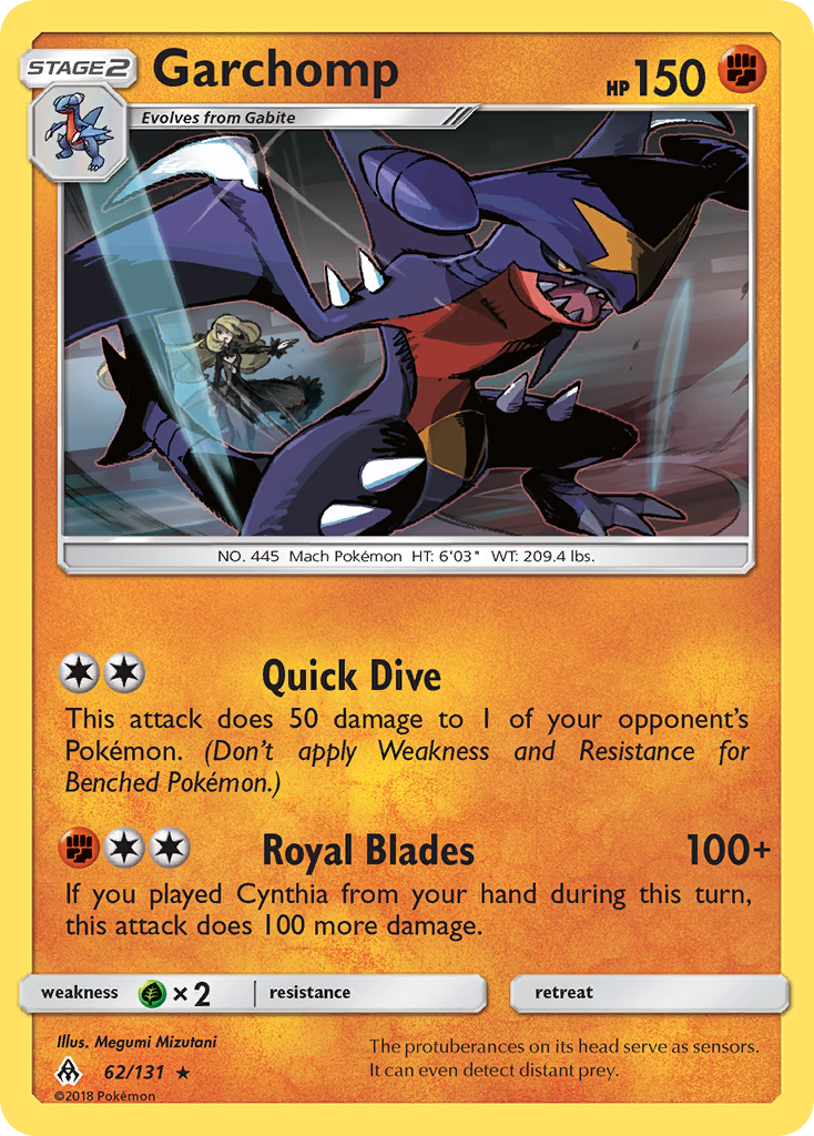 Garchomp (62/131) [Sun & Moon: Forbidden Light] | Exor Games Truro