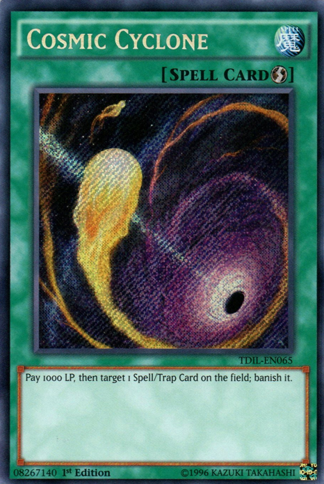 Cosmic Cyclone [TDIL-EN065] Secret Rare | Exor Games Truro