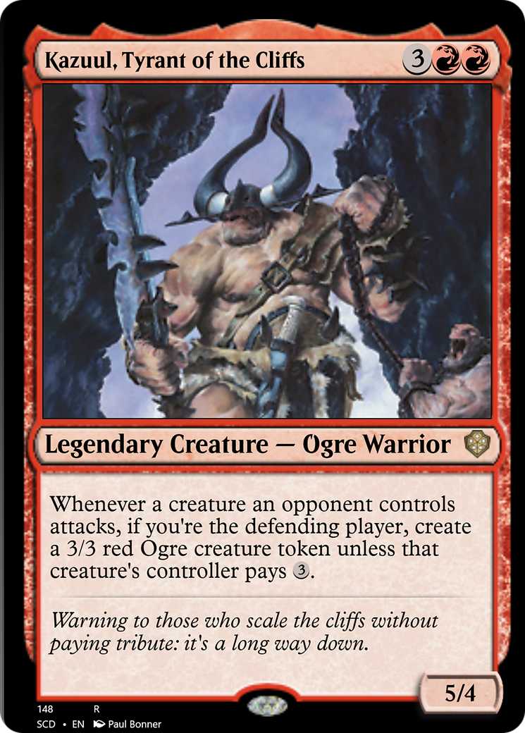 Kazuul, Tyrant of the Cliffs [Starter Commander Decks] | Exor Games Truro
