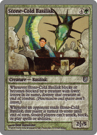 Stone-Cold Basilisk [Unhinged] | Exor Games Truro