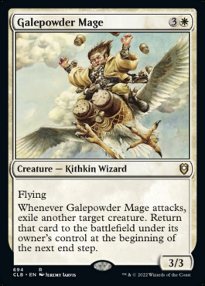 Galepowder Mage [Commander Legends: Battle for Baldur's Gate] | Exor Games Truro