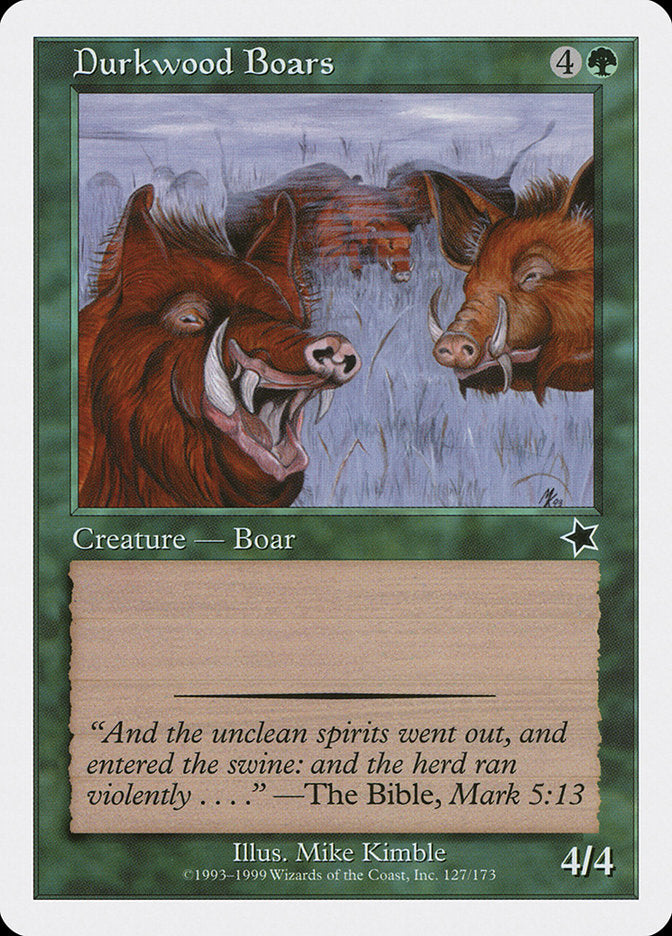 Durkwood Boars [Starter 1999] | Exor Games Truro