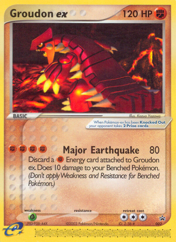 Groudon ex (002) [Nintendo: Black Star Promos] | Exor Games Truro