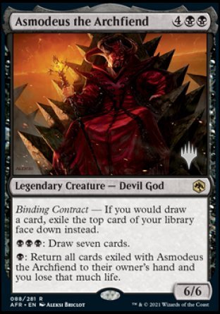 Asmodeus the Archfiend (Promo Pack) [Dungeons & Dragons: Adventures in the Forgotten Realms Promos] | Exor Games Truro