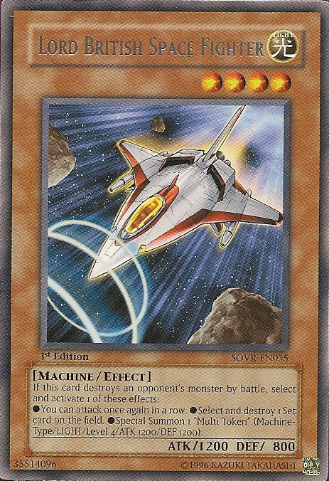 Lord British Space Fighter [SOVR-EN035] Rare | Exor Games Truro