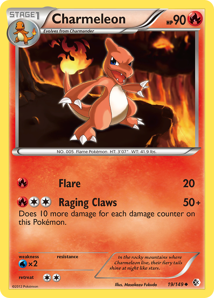 Charmeleon (19/149) [Black & White: Boundaries Crossed] | Exor Games Truro