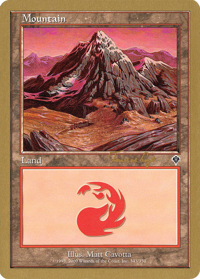 Mountain (tvdl343) (Tom van de Logt) [World Championship Decks 2001] | Exor Games Truro