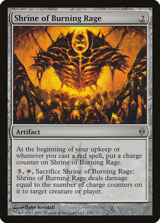 Shrine of Burning Rage [New Phyrexia] | Exor Games Truro