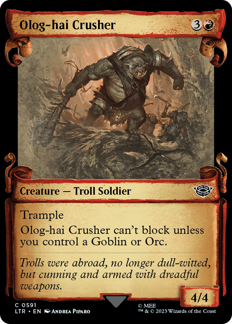 Olog-Hai Crusher [The Lord of the Rings: Tales of Middle-Earth Showcase Scrolls] | Exor Games Truro