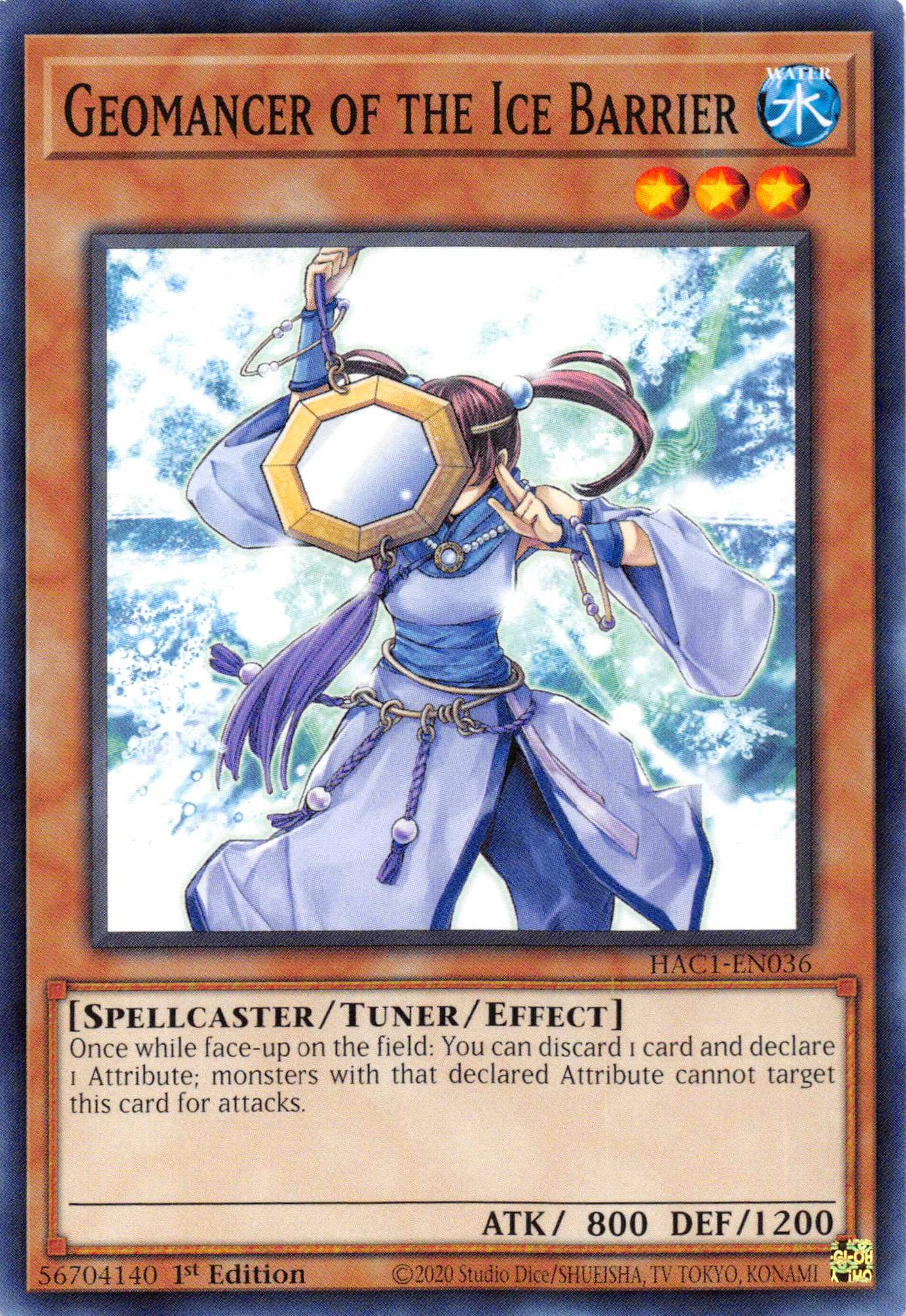 Geomancer of the Ice Barrier (Duel Terminal) [HAC1-EN036] Parallel Rare | Exor Games Truro
